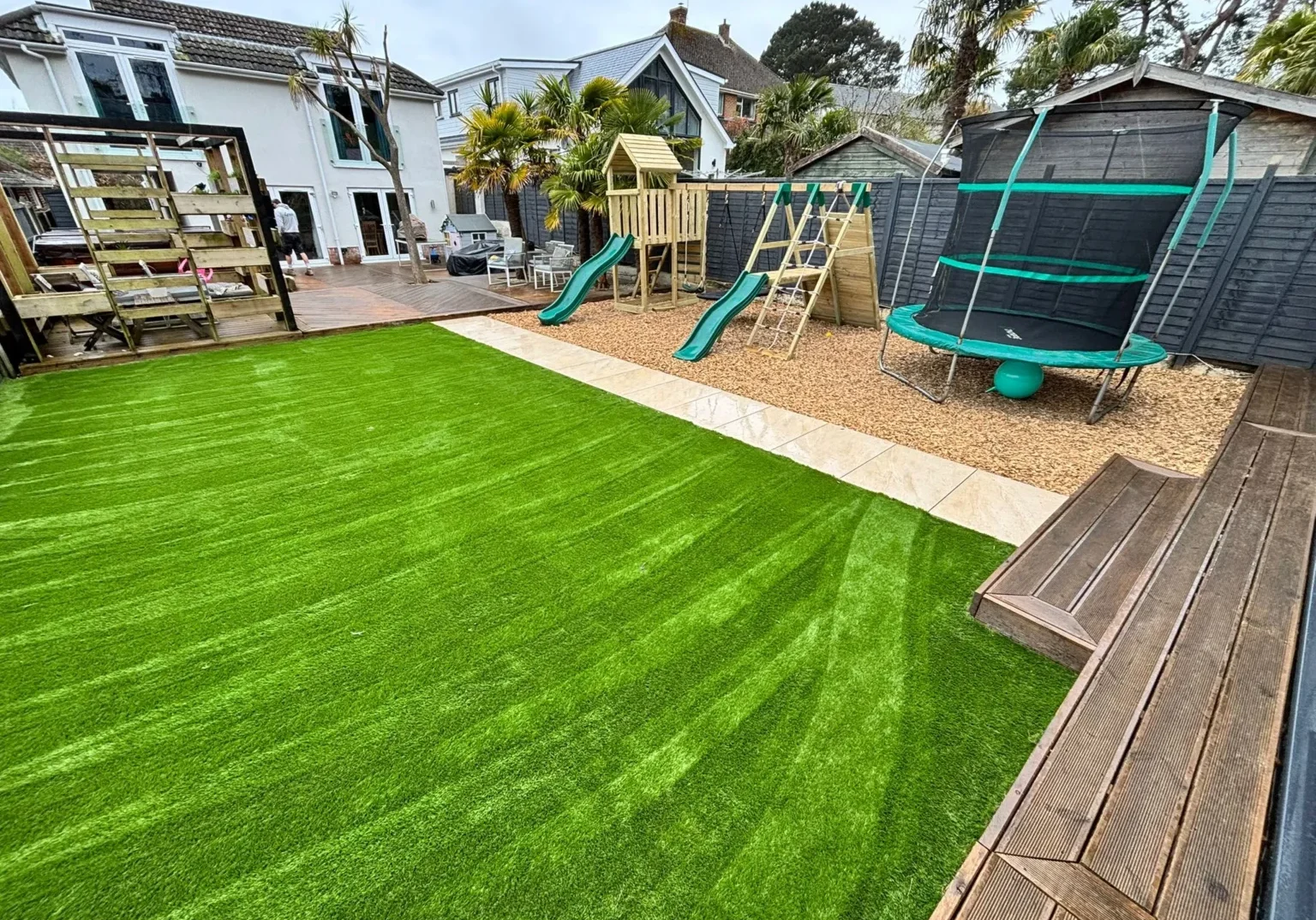 new turf installation